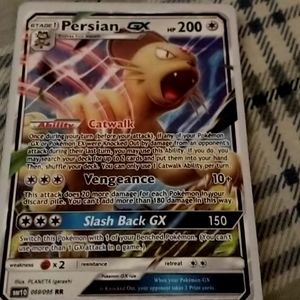 Pokemon card "persian GX